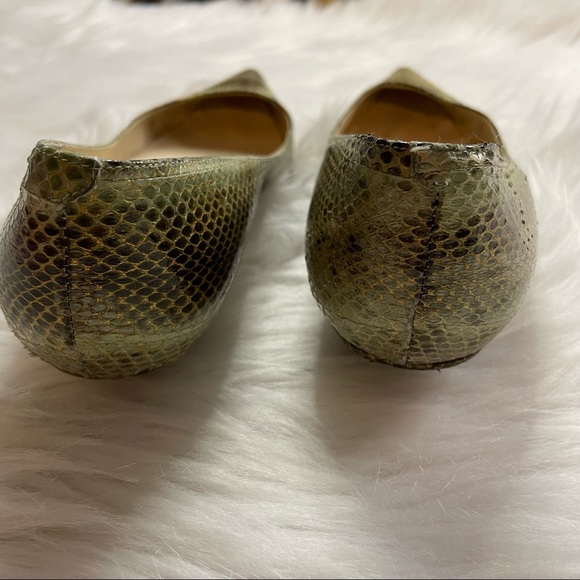 Jimmy Choo Snake-print Leather Kitten Heel - Picture 11 of 11